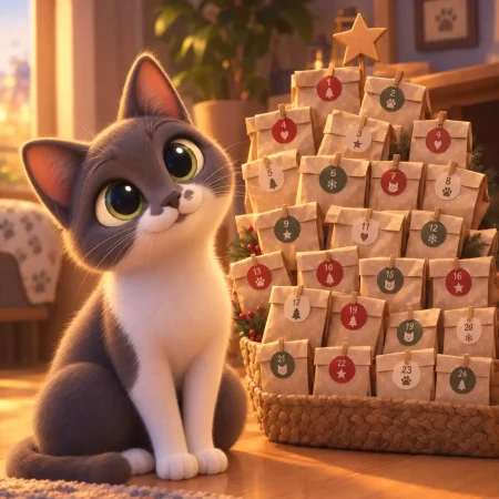 Calendario de Adviento para gatos de Michos Felices